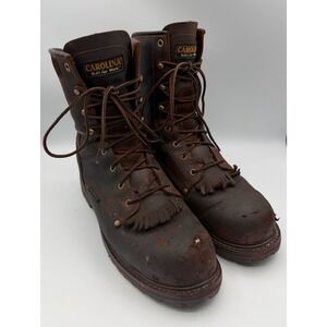 Carolina CA8528 Steel Toe Work Boots Brown Leather 11.5 2E Waterproof